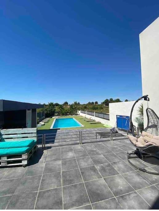 Proche Plage ,Lumineux, Confort Et Bien Situe Villa Meze Bagian luar foto